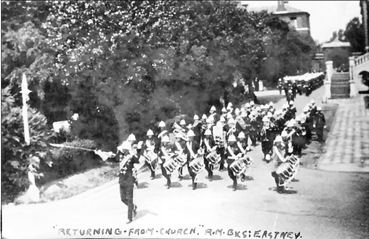 returning from church rm barracks eastney